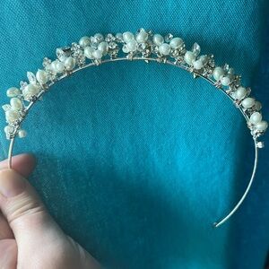 David’s Bridal Hair Accessory - Pearl and rhinestone headband